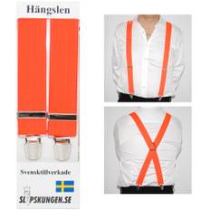 Svenska hängslen Breda Orangea