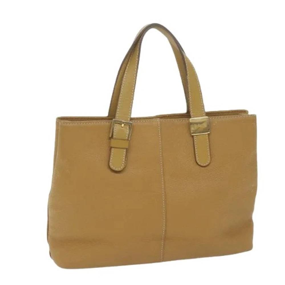 Burberry Vintage - Pre-owned Tote Bag Vintage - Dam - ONE Size - Läder