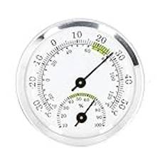 QANYEGN Mini Hygrometer Termometer, Mini Analog Termometer, Termometer Hygrometer för Humidors Hem Växthus Babyroom