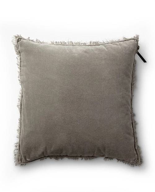 SPIRIT Kuddfodral Sammet & Linne - Stone Greige 50x50cm