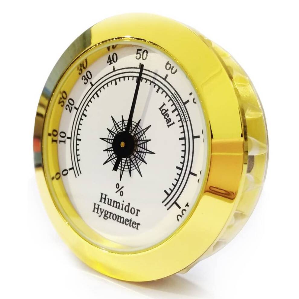 Stilfuldt hygrometer, analog fugtighedsmåler, der tilbyder holdbar korrosionsbeskyttelse uden batteribehov