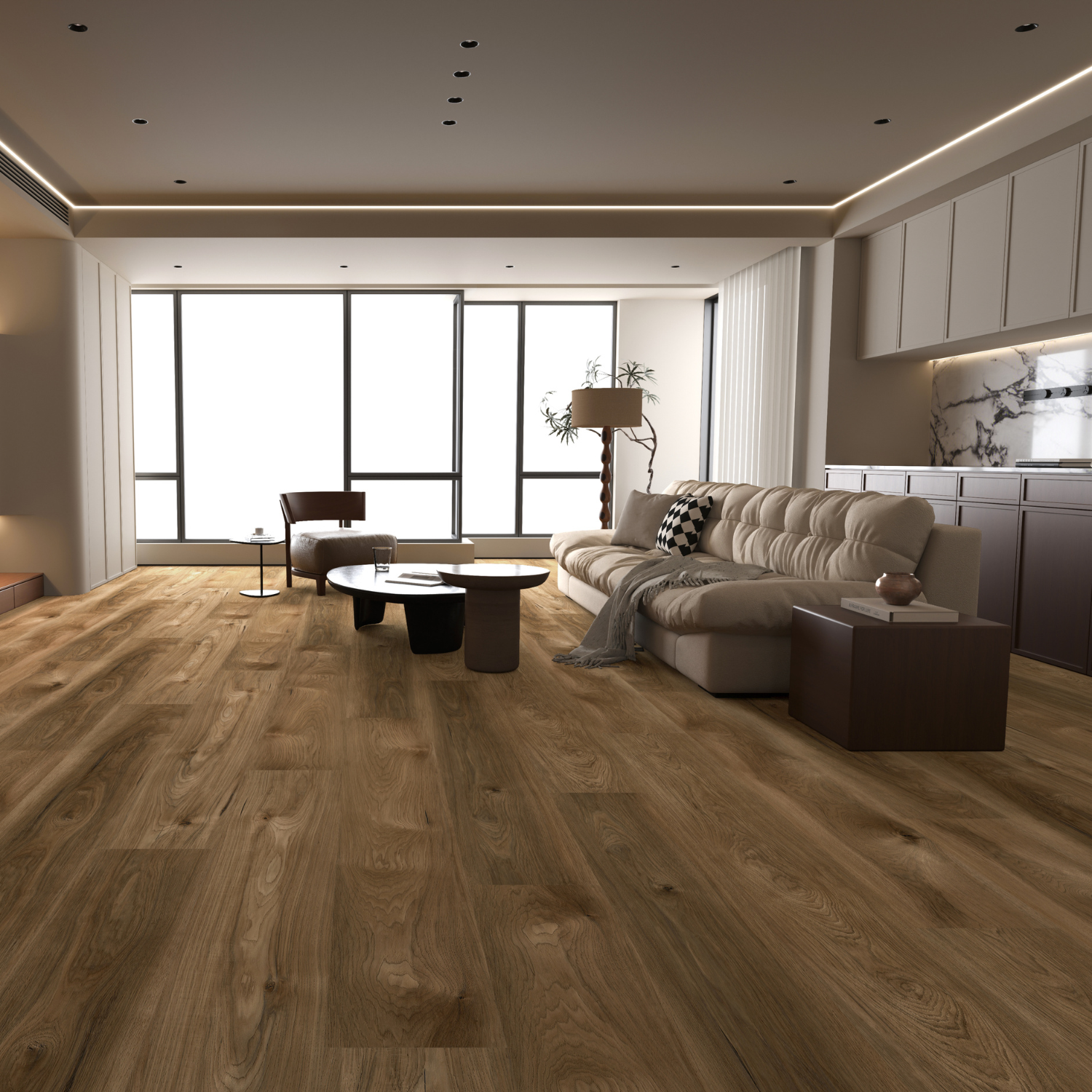 Vinyl Klikgulv | 120cm | Nordic Dark Oak