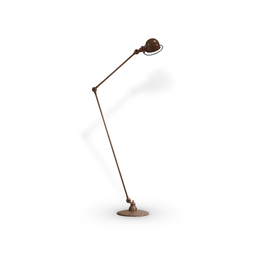 Loft D1260I gulvlampe fra Jieldé - Chocolate / Blank