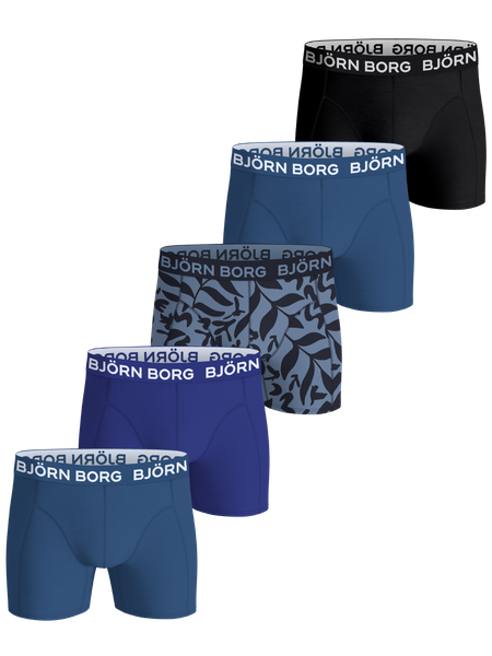 Björn Borg Cotton Stretch Boxers 5-pack Svart, 170