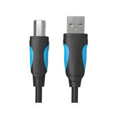 Vention - USB 2 0 A male to USB B male printer cable VAS A16 B300 3m Black PVC