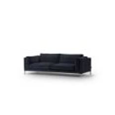 Juul 301 2,5 Pers. Sofa L: 240 cm - Tobacco 50/Børstet Rustfrit Stål