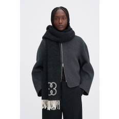 Filippa K Monogram Scarf Dam Långärmade Blusar Stl. OneSize - Från Magasin - Black (OneSize)