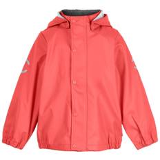 PU Regnjakke (Ensfarvet) - Cayenne - 104