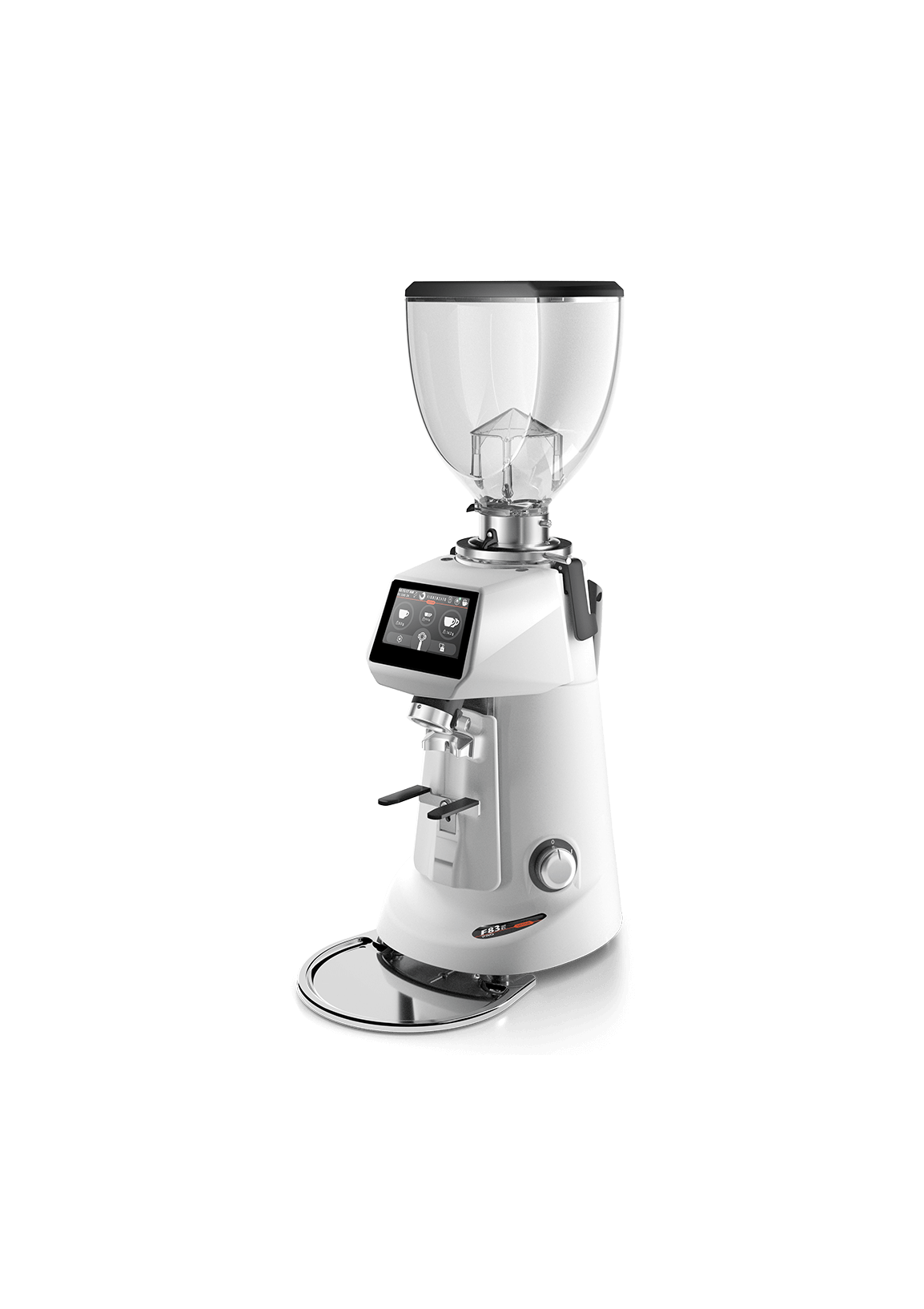 Fiorenzato F83 E PRO ADAPT espressokvarn, viktstyrd malning med maskinanslutning