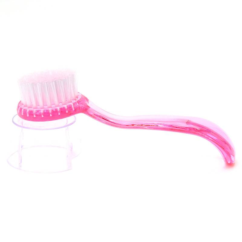 TEMU 1 Pcs Long Handle Scrubbing Brush With Plastic Dust Cover - Effortlessly Clean And Hard-to-reach Areas