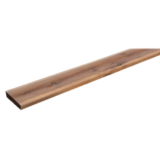 Terrassebrædder m. riller brunimprægneret 28x145 mm x 3,6 m
