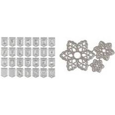 31 st scrapbooking stansning stansmaskin embossing stansar cut dies stenciler, f&#xF6;r sizzix big shot och annan pr&#xE4;gling