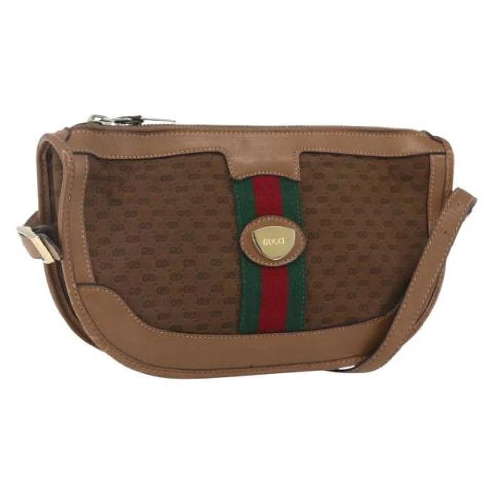 Gucci Vintage Pre-owned Vintage Cross Body Bag - Vintage - Dame - Brun - ONE SIZE -