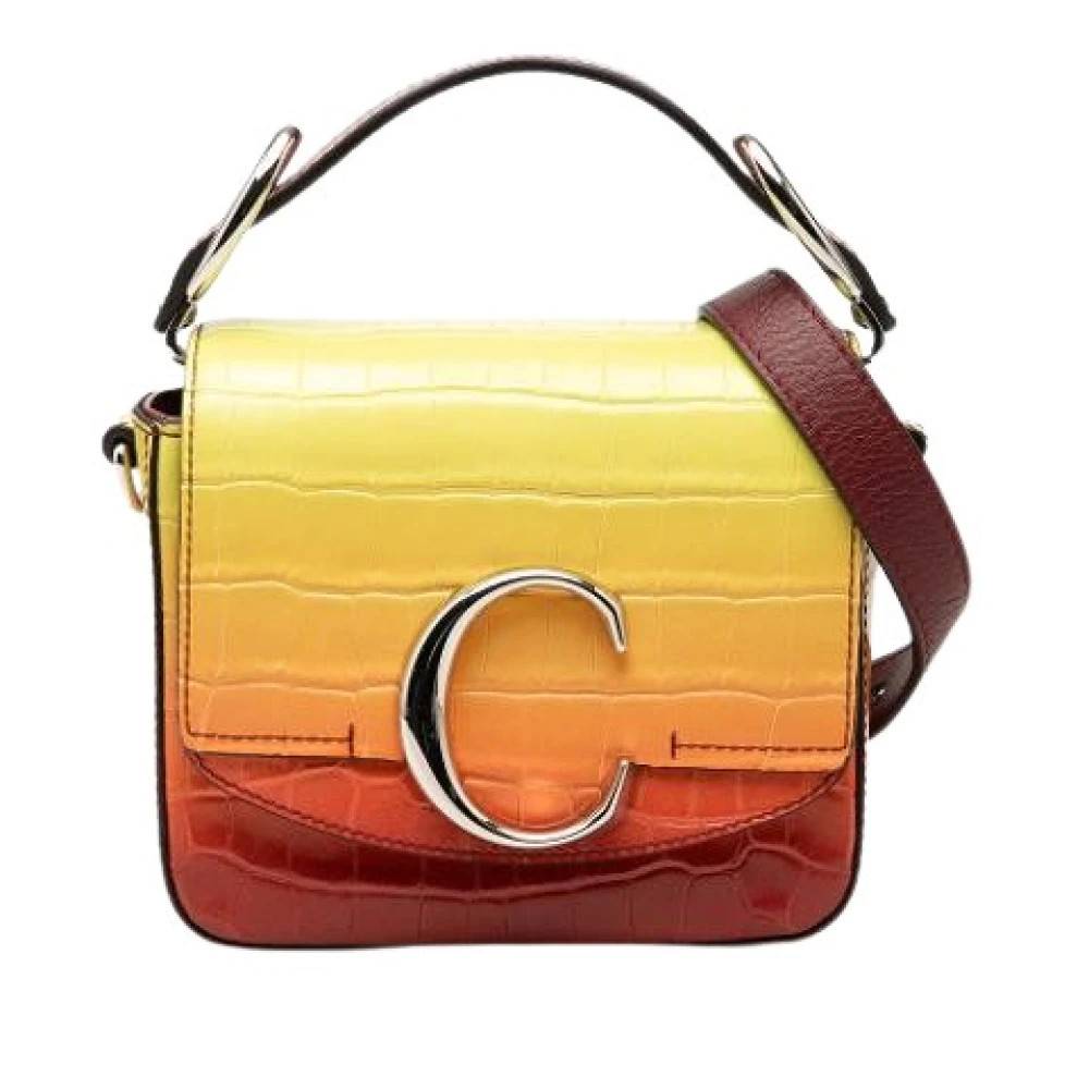 Chloé Pre-owned Pre-owned Mini Satchel - Vintage - Dame - Flerfarvet - ONE SIZE - Læder