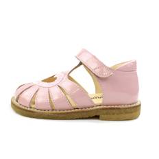 Angulus Rosa Sandal Med Hjerte, Glitter Og Lak - Str. 26