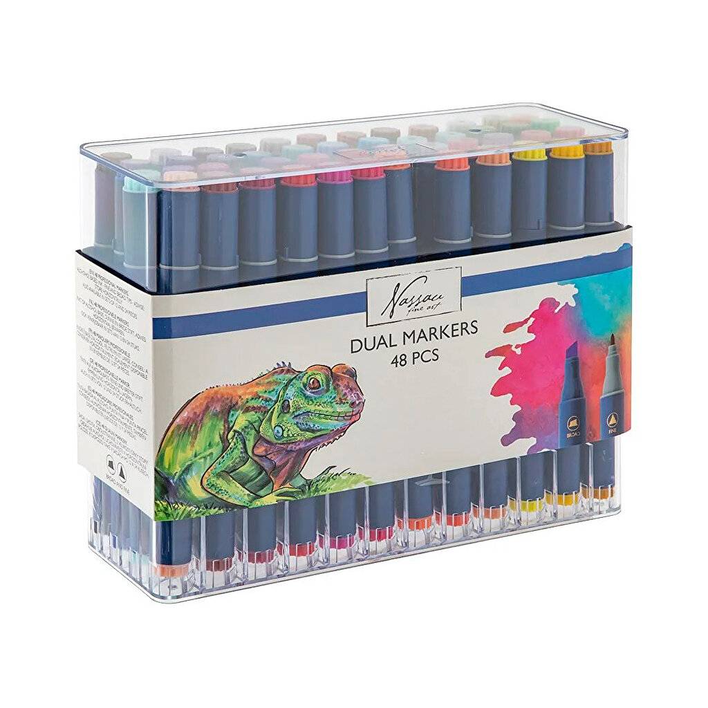 Nassau Fine Art Dual Marker 48-Set