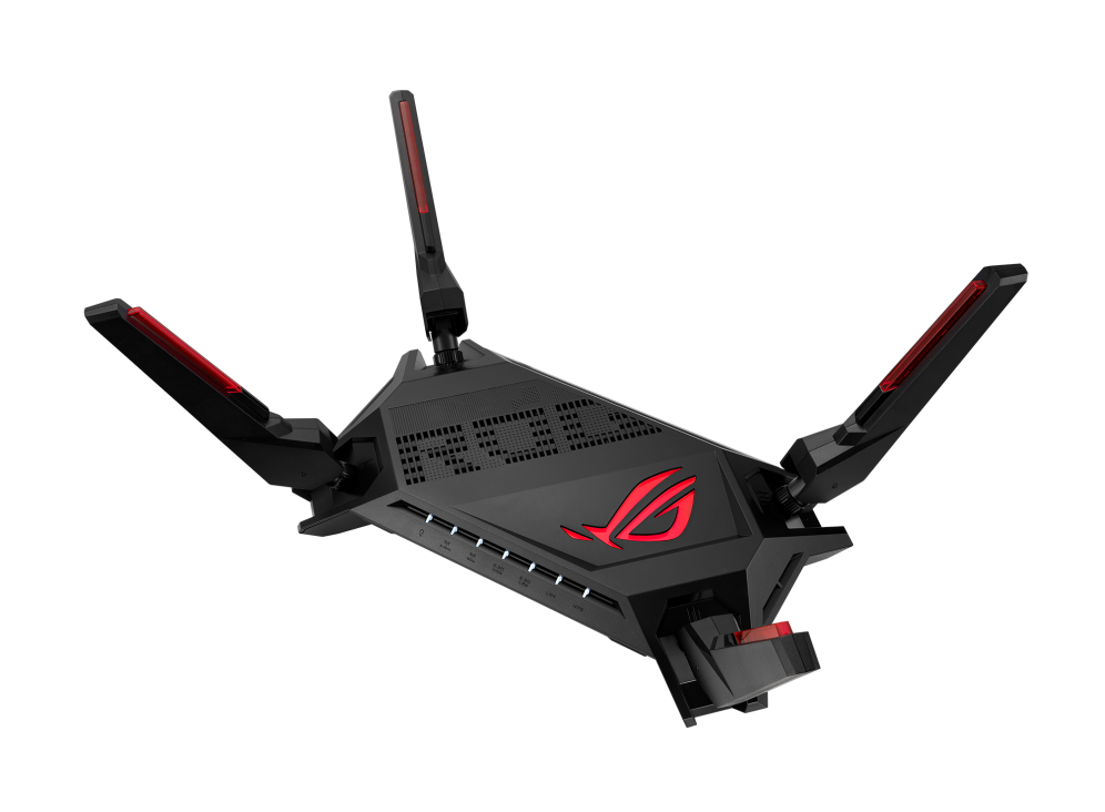 Asus Dual-Band Gigabit Gaming Router ROG Rapture GT-AX6000 802.11ax, 1148+4804 Mbit/s, 10/100/1000/2500 Mbit/s, Ethernet LAN (RJ-45) porte 6, MU-MiMO.