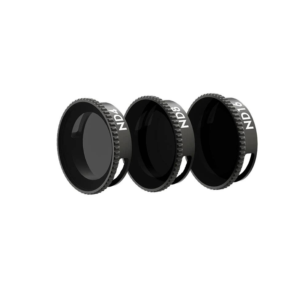 Flywoo Lättvikt UV ND4 ND8 ND16 Filterset uppgraderingsfodral kit för DJI Naked O3 Air Unit RC-drönare