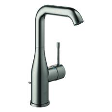 Grohe Einhebel Waschtisch Batterie Essence L-Size U-Auslauf hard graphite gebürstet, 32628AL1