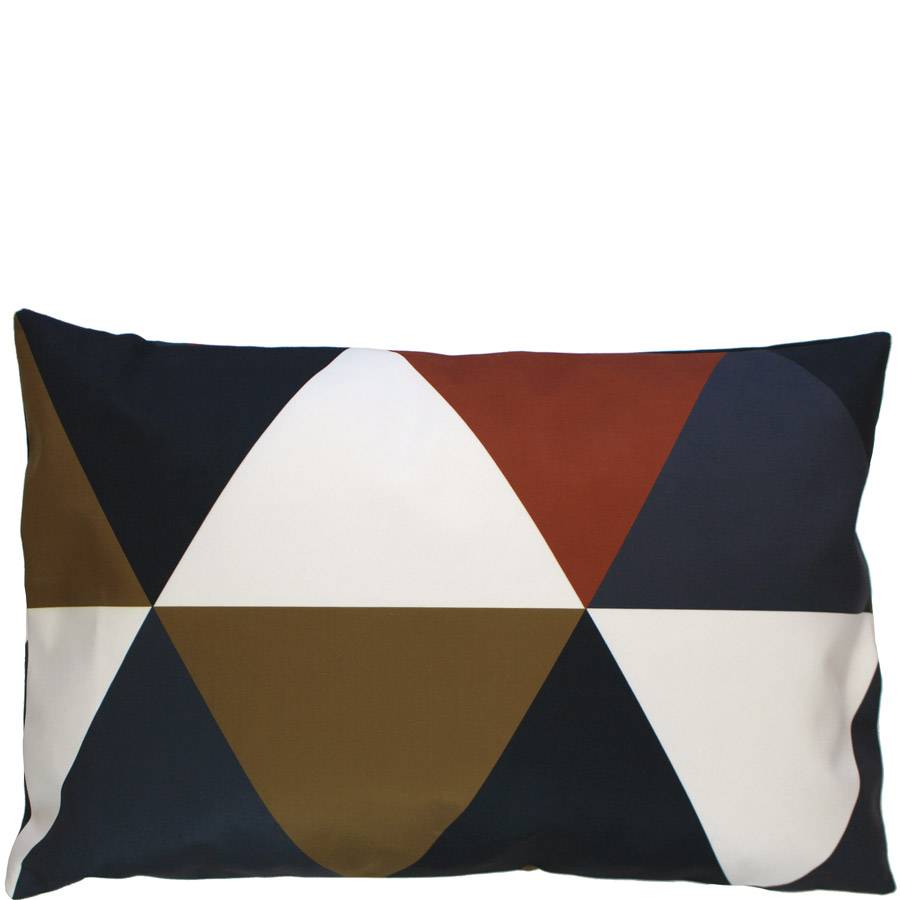 Kuddfodral Geo - Marin Rost 60x40