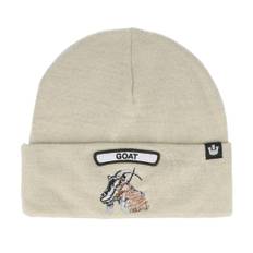 Goorin Bros. - Beige cuff Beanie - Soft Rock Goat Classic Knits Rocker Icon Emb Stone Cuff @ Hatstore