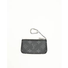 Louis Vuitton Monogram Eclipse Key Pouch - Black (7x12x1 cm)