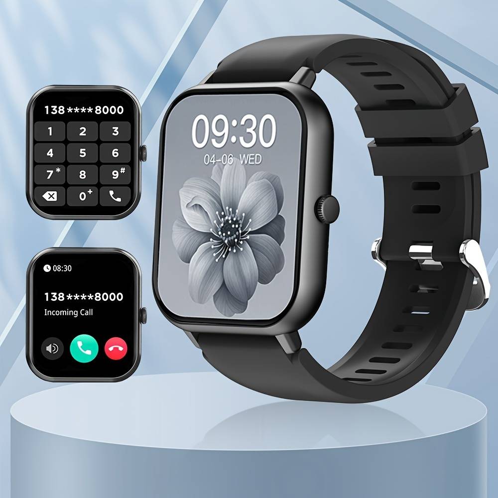 TEMU Smartwatch For Men And Women Gift, 1.83 Inch Full Touch Screen Smartwatch With Text And Call Capabilities, , Fitness Tracking Watch, Exercise Mode, Pedometer, Distance, , 100+ Exercise Mode, Ip68