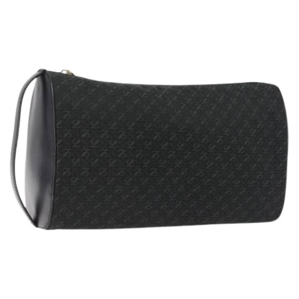 Loewe Pre-owned Pre-owned Canvas Clutch - Vintage - Dame - Sort - ONE SIZE - Uld