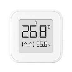 Xiaomi Mijia Bluetooth Thermometer Hygrometer, Ink Screen Smart Temperature Humidity Monitor, 2 Years Long Battery Life - White