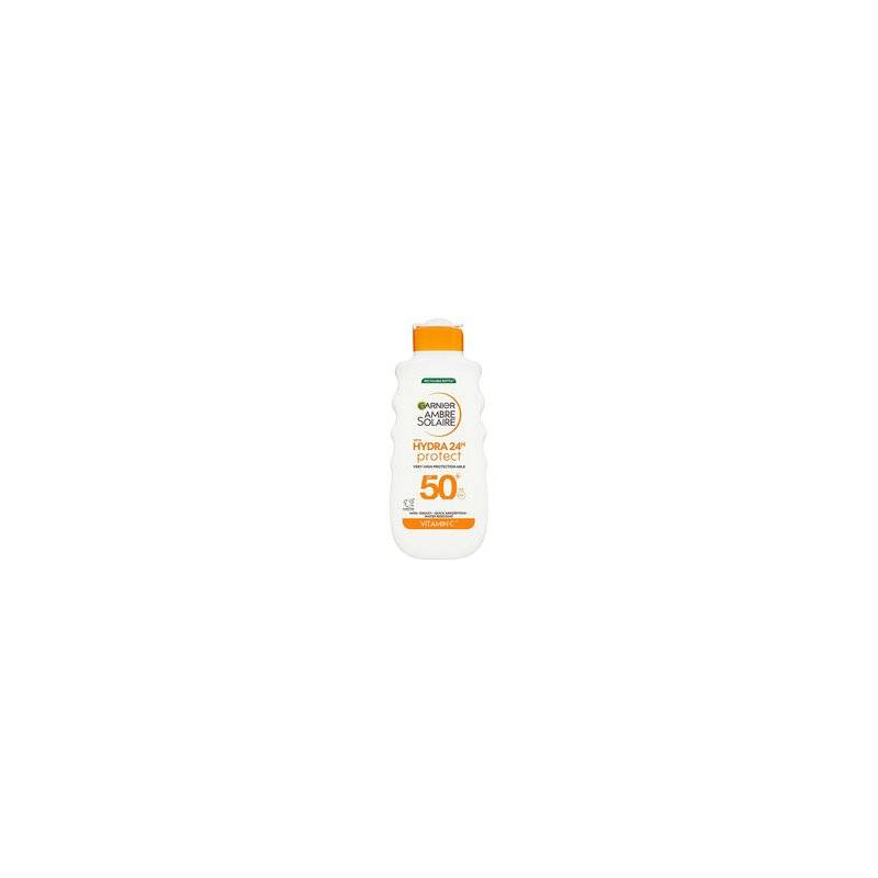 Garnier Ambre Solaire Hydra 24h Protect Very High Protection Milk SPF 50 - Opalovací mléko 175ml