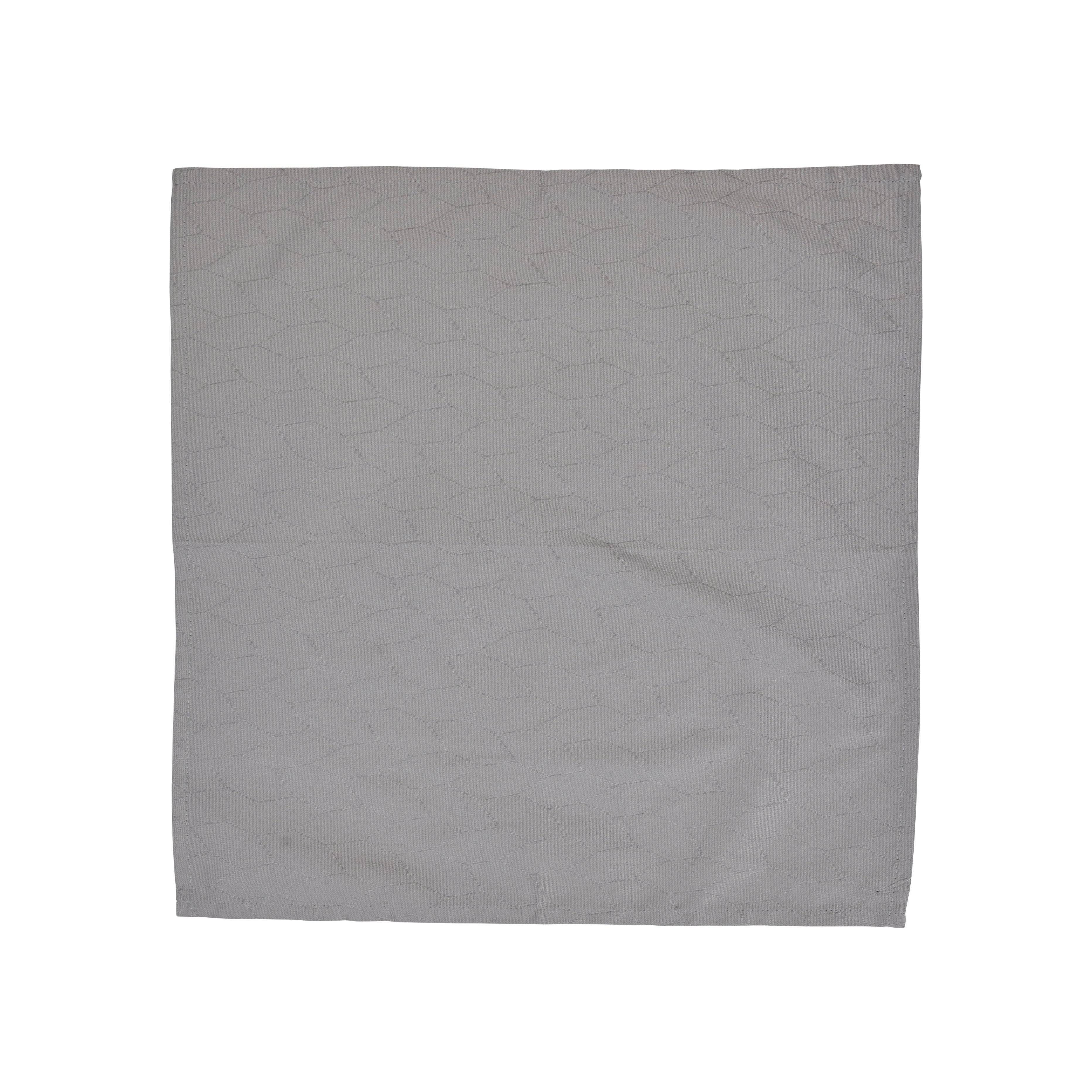 Bahne Interior - Saffron serviet, Soft Grey - 45 x 45 cm.