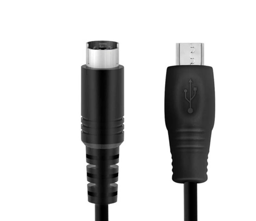 Micro USB OTG to Mini-DIN cable