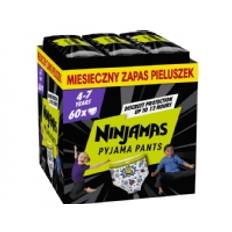 Pampers Pieluchomajtki NINJAMAS MB PANTS 7-XXLARGE 60 BOY
