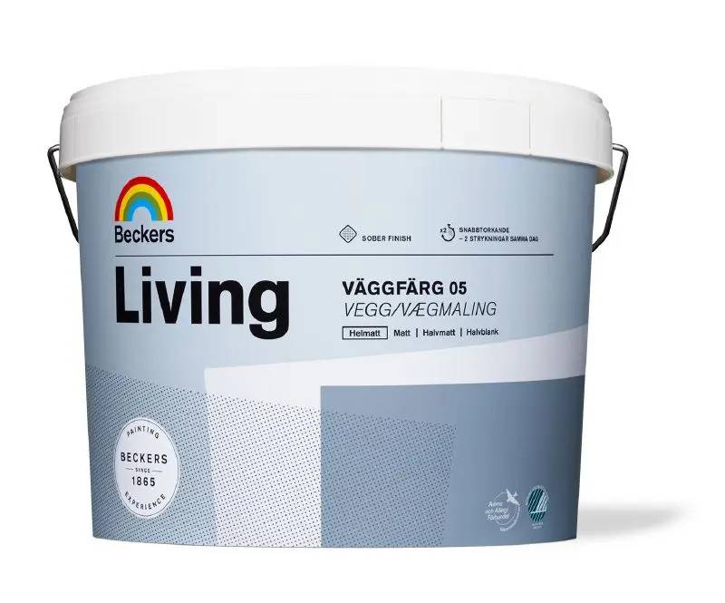 Living Väggfärg 05 1L B 585 Mjukglass - B 585Mjukglass (1L [0,9L Bas])