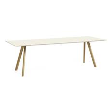 Copenhague Table CPH30 250x90 cm - Water Based Lacquered/Off White Linoleum