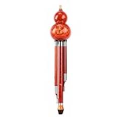hulusi flute Hulusi Helt Rött Trä Professionell Prestanda Typ Ebenholts Hulusi Instrument Nybörjarexamen Självstudier Vuxen(Red,B flat)