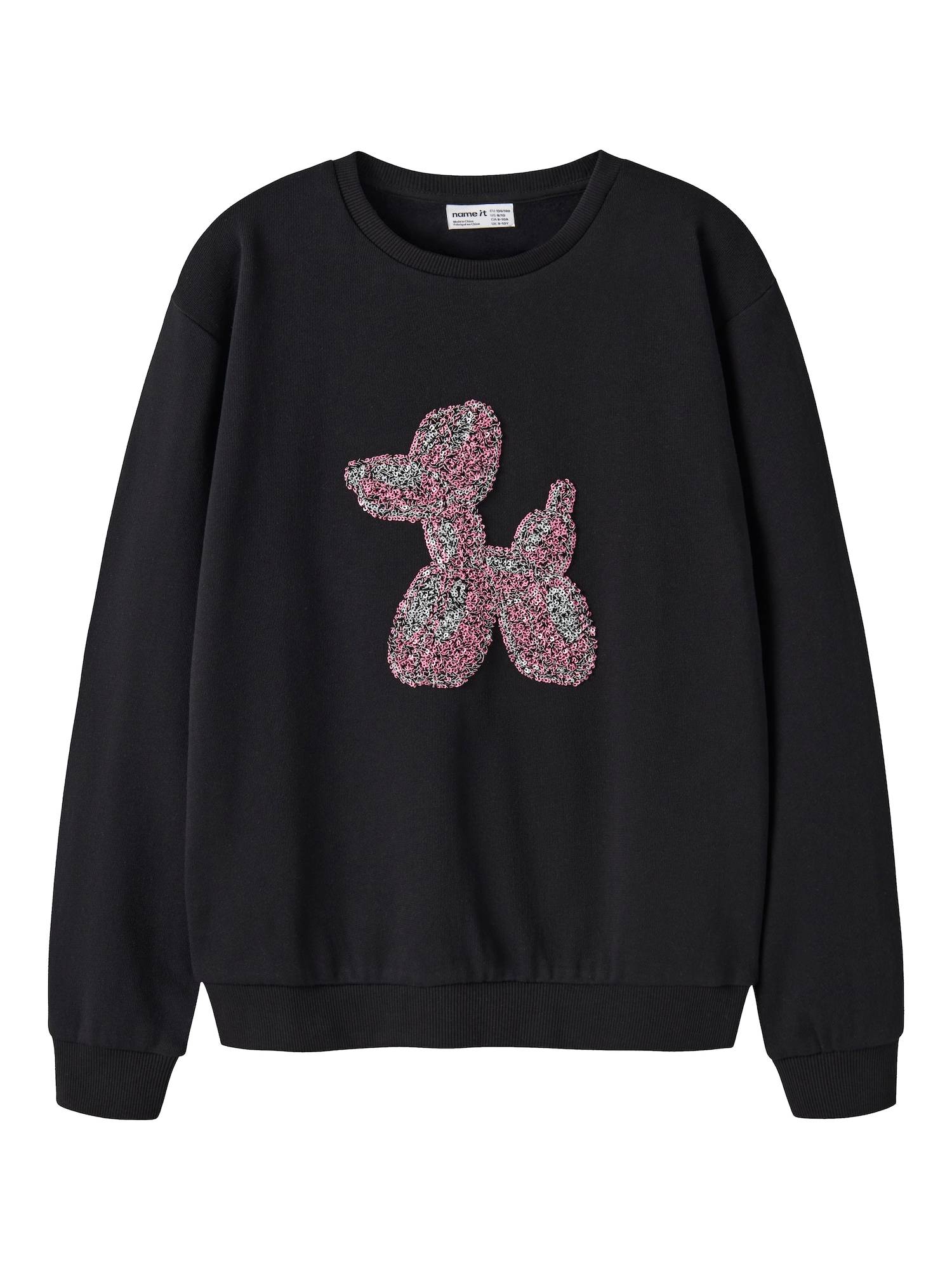 NAME IT Sweatshirt 'NKFNOSSO' mint / rosa / svart