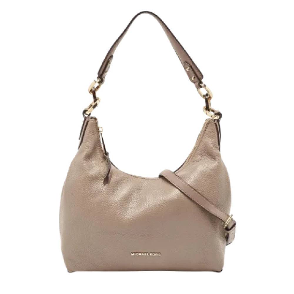 Michael Kors Pre-owned Pre-owned Laeder hndtasker - Vintage - Dame - Beige - ONE SIZE - Uld