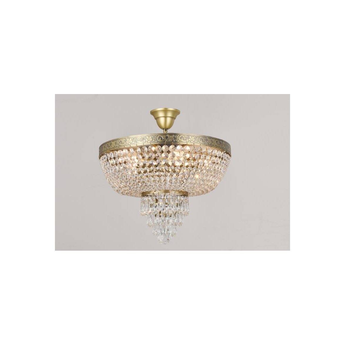 Norrsken Design Plafond Queen Antikmässing 40cm