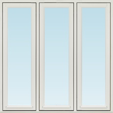 Svenska Fönster SF sidohängt fönster 1380x1380mm 3-luft, insida trä utsida trä, 3-glas  (14x14)