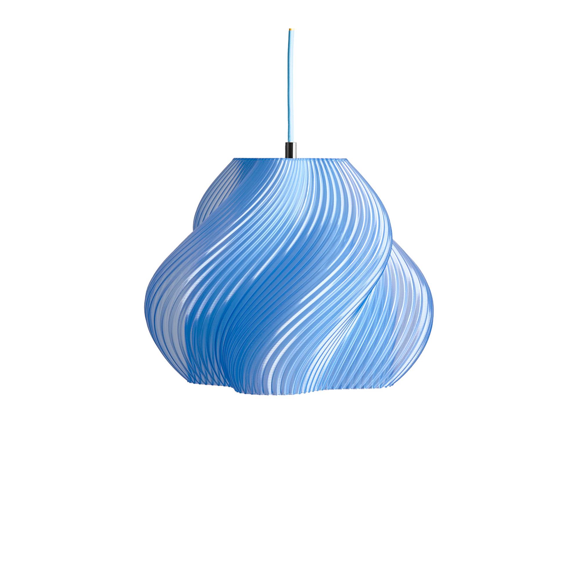 Crème Atelier - Soft Serve 02 pendellampa Chrome Blueberry Sorbet - Pendellamper - Blå - Plast