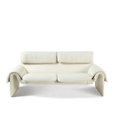 de Sede - DS-2011 Sofa, Leather Cat. Naturale Col. Umbra - Soffor - De Sede Design Team - Grå