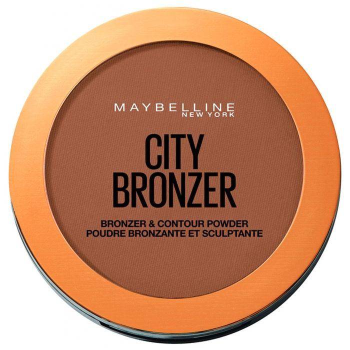 Bronzing Powder - Maybelline - City Bronzer 300 Dark - 8g - Matte Finish - For All Skin Types