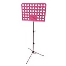 Lätt Notställ Notställ, Gitarrtillbehör, Hopfällbart Notställ, Bärbart Notställ, Musikställ For Violinkonsert Bärbar Musikstativ(Pink)