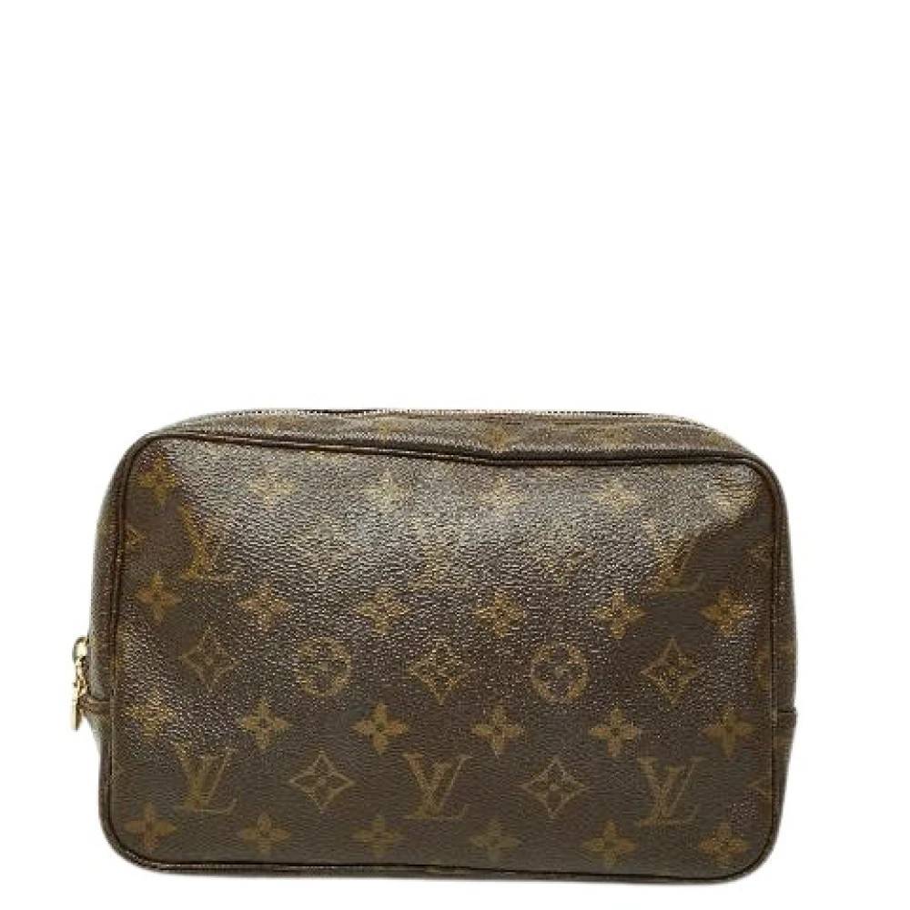Louis Vuitton Vintage Pre-owned Monogram Pouch - Vintage - Dame - Brun - ONE SIZE - Læder