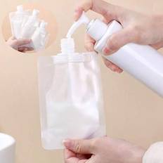 10 st/set resebehållare för lotion, läckagesäker försegling, bärbar för resor, praktisk för packning av diverse toalettartiklar, platsbesparande inför - Vitt (Typ B 10PC,Typ A 5 st,Typ C 5 st)