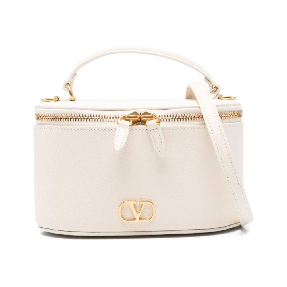 Valentino Garavani VLogo Signature Mini Bag - Tasker - Dame - Beige - ONE SIZE - Uld