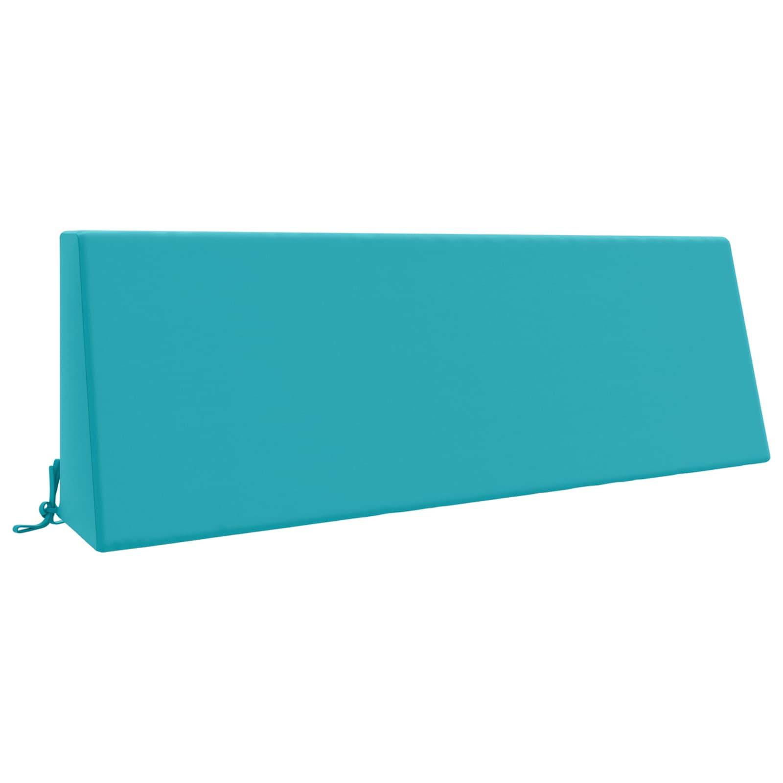 vidaXL Ryggkudde SOEST 100% Polyester Turkos 120 x 20 x 40 cm