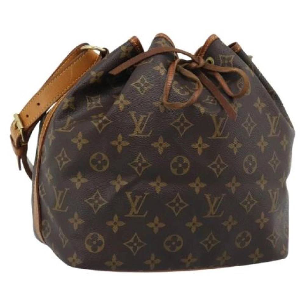 Louis Vuitton Vintage Pre-owned Vintage Monogram Canvas Bucket Bag - Vintage - Dame - Brun - ONE SIZE - Uld