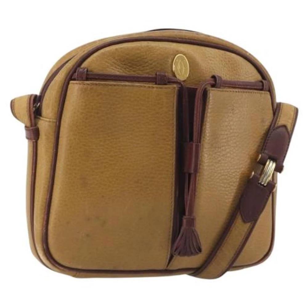 Cartier Vintage Pre-owned Shoulder Bag - Vintage - Dame - Beige - ONE SIZE - Uld